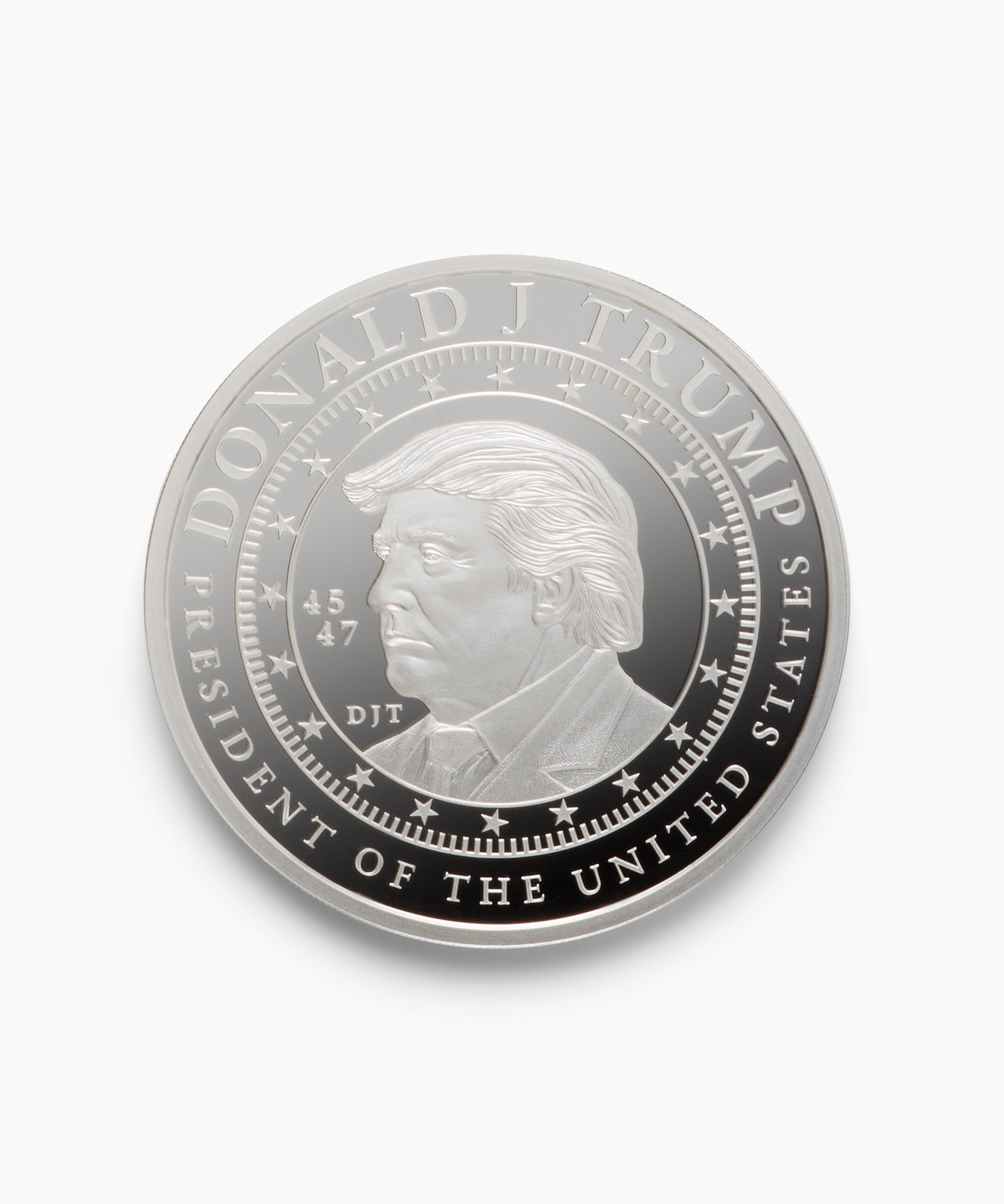 2oz President Trump Second Edition Silver Medallion 2oz President Trump Second Edition Silver Medallion