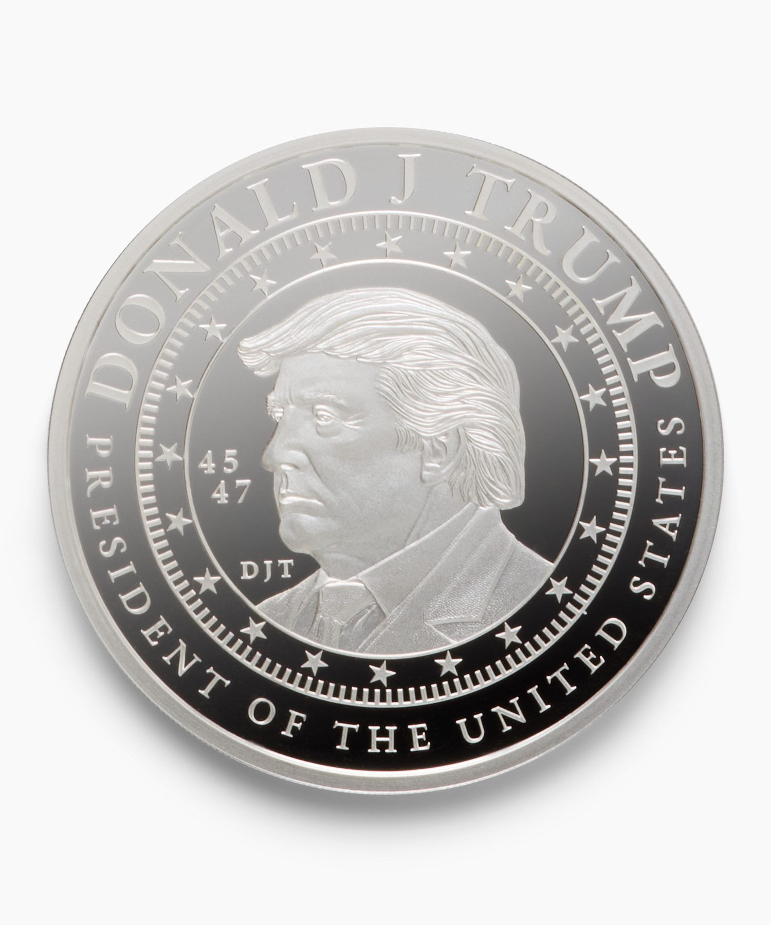5oz President Trump Second Edition Silver Medallion 5oz President Trump Second Edition Silver Medallion