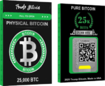 25,000 Physical Bitcoin Card