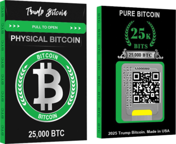 25,000 Physical Bitcoin Card