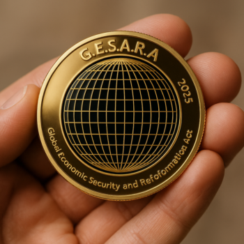 NESARA GESARA PREMIUM EDITION GOLD COIN
