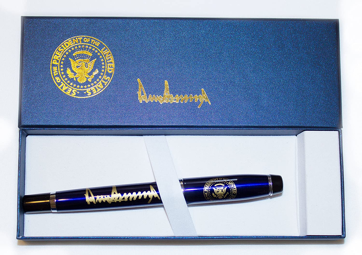 Official President Donald Trump Signature Presidential Pen Official President Donald Trump Signature Presidential Pen