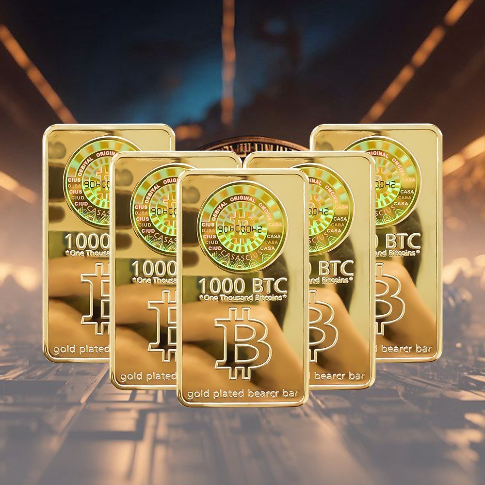 Trump 1000 Bitcoins Gold Bar Trump 1000 Bitcoins Gold Bar