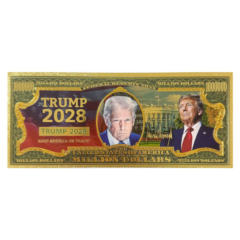Trump 2028 Gold Buck Bill (5 Pack) Trump 2028 Gold Buck Bill (5 Pack)