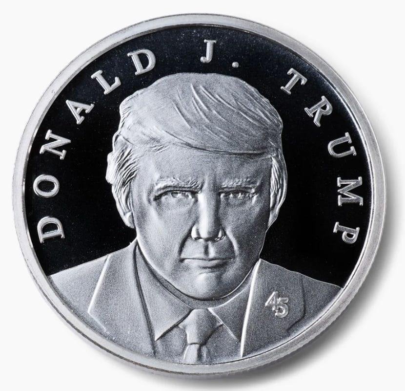 TRUMP EXCLUSIVE EDITION SILVER COIN TRUMP EXCLUSIVE EDITION SILVER COIN