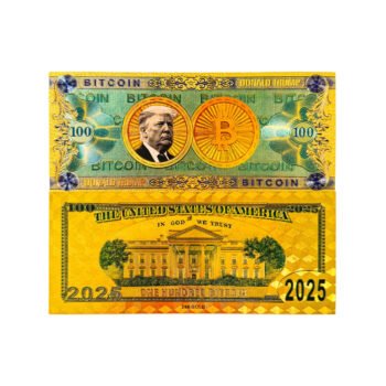 Trump Gold Bitcoin Bucks Bills